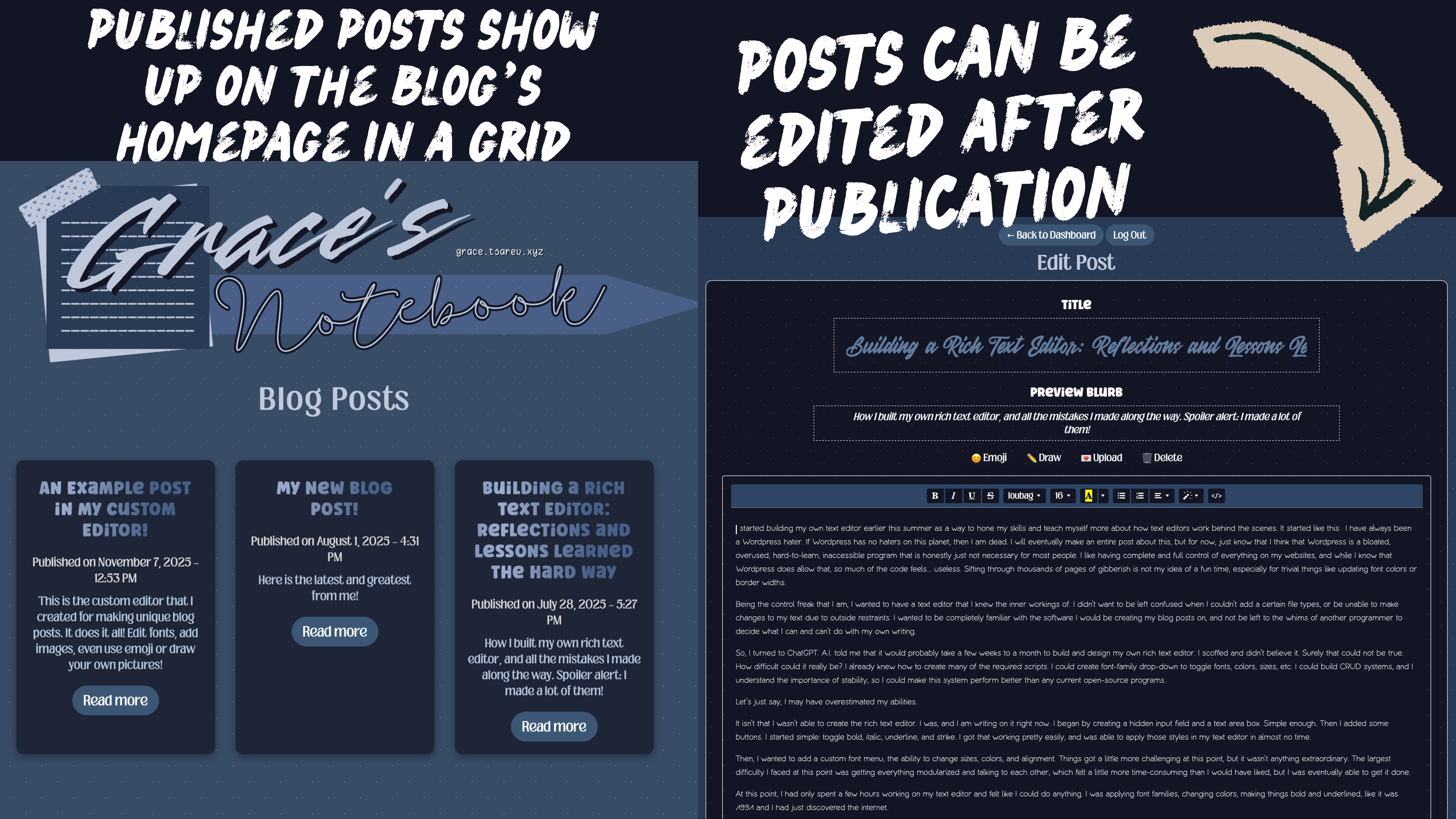 Blog Platform Screenshot 2