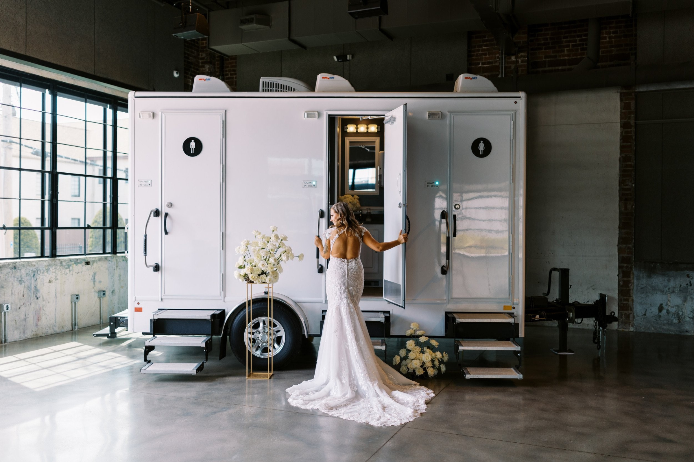 Luxury restroom interior